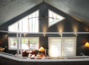 Home remodeling interior loft after