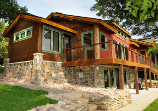 Wisconsin home renovation cabin exterior