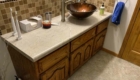 bathroom vanity with bowl sink