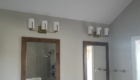 bathroom vanity lights installed