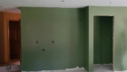 drywall and paint in kitchen