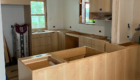 installing kitchen cabinetry